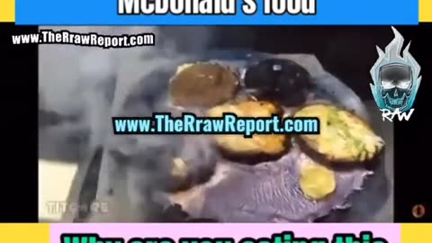 Guy Pours Melting Copper on MacDonald Burger