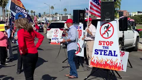 Stop The Steal Rally In San Diego