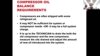 Oil Balancing