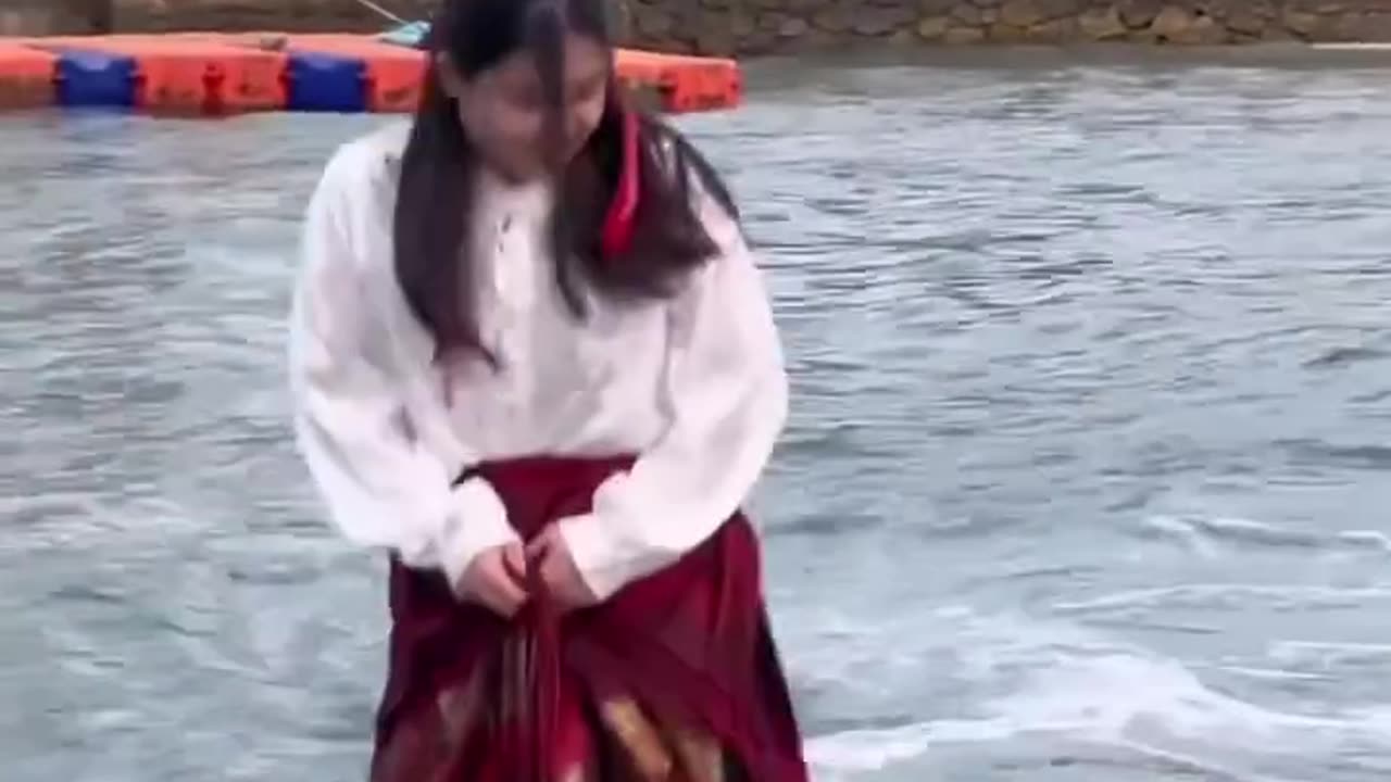 Boat flying viral video