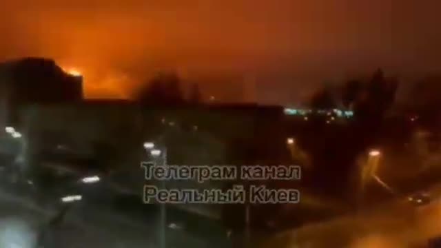 Huge Explosion Rocks Kyiv - Russian Invasion of Ukraine