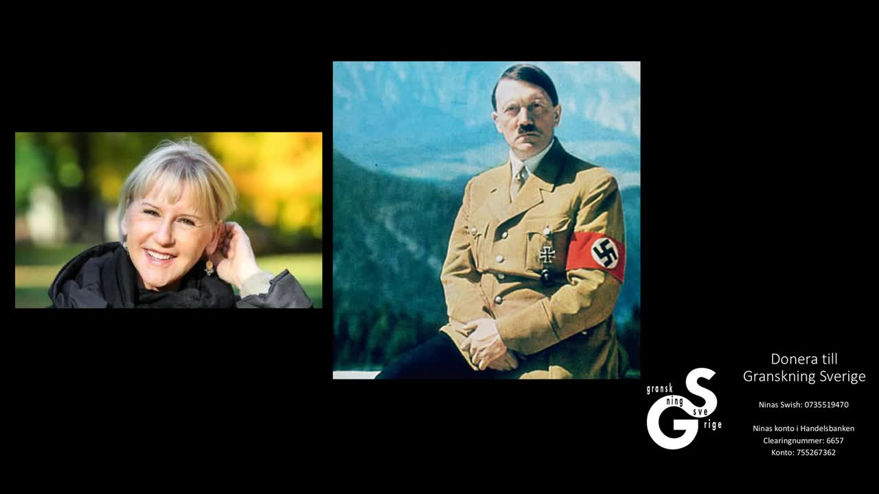 Jobbigt för S när Margot Wallström & Hitler är på samma lista