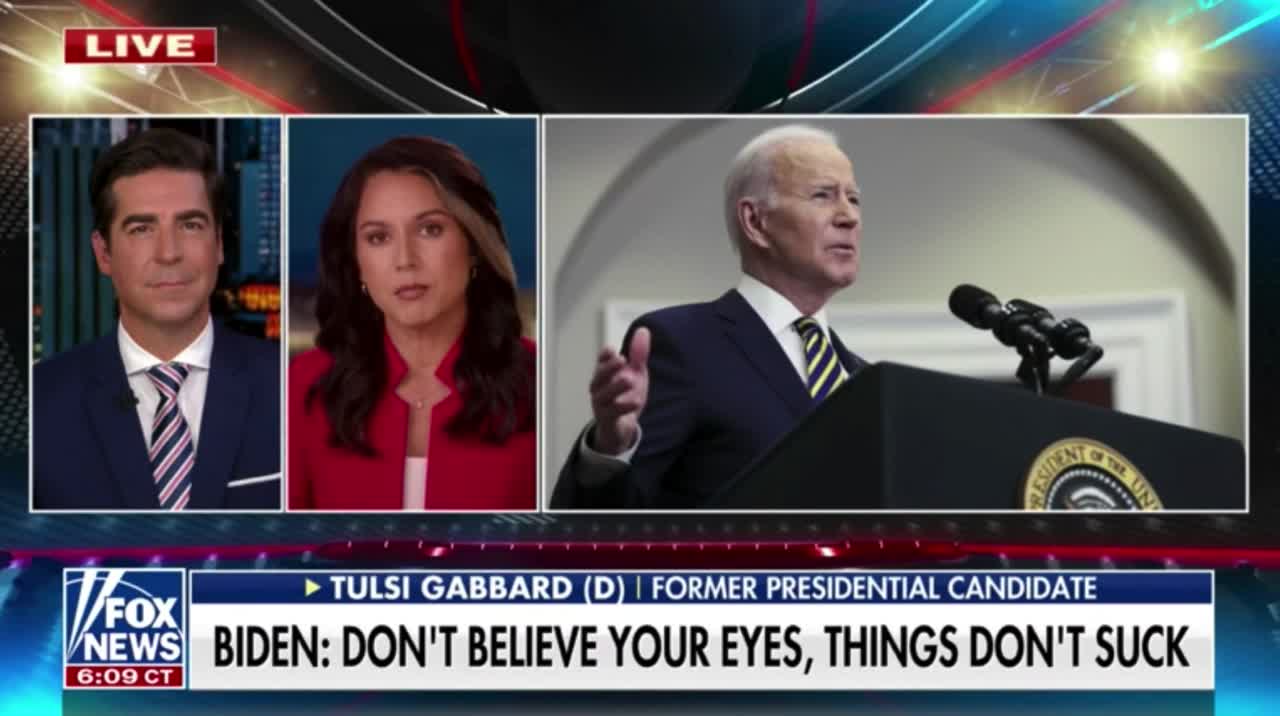 Prominent Dem Slams Biden For Being Completely Out Of Touch With Reality On Jesse Watters