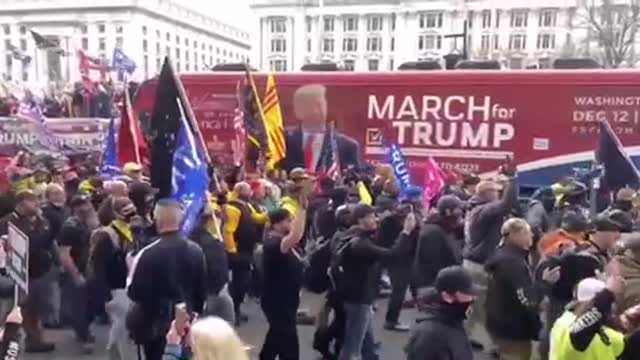 Proud Boys have flooded the streets of DC