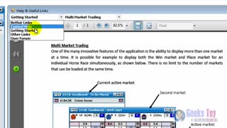 Geeks Toy - Betfair Trading - Getting Started Video 1/2