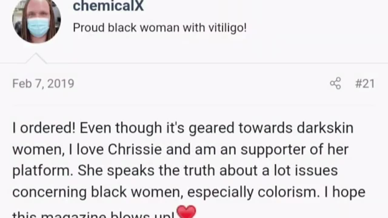 Dark skin magazine. Why Chrissie ended her magazine 💔