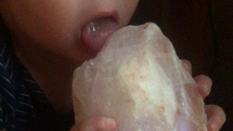 Baby likes the salt light