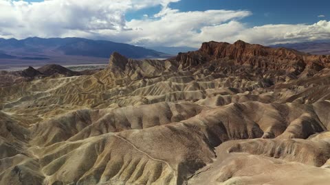 Breathtaking view of Cold desert captured by Drone