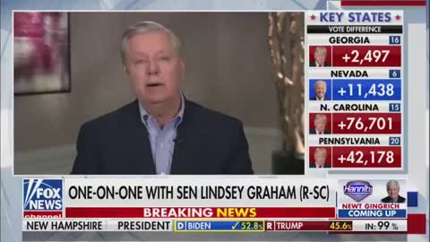 Lindsey Graham pitches in 500k to Trumps legal fund.