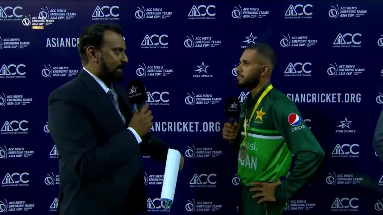 MATCH HIGHLIGHTS | FINALS | INDIA 'A' VS PAKISTAN 'A' | ACC MEN'S EMERGING TEAMS ASIA CUP