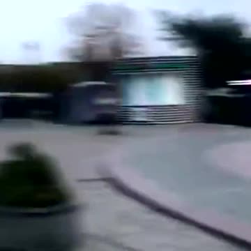 Tire Rolls Down Hill and miraculously misses all objects