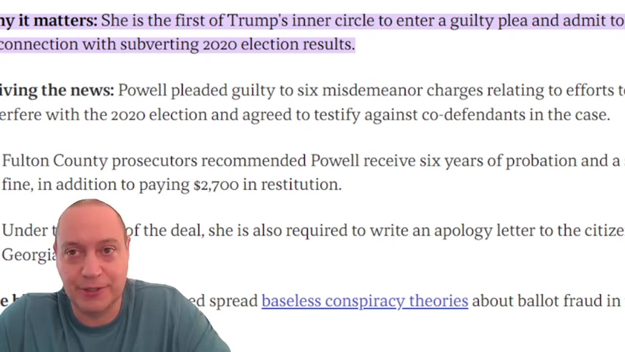 Trump Lawyer Sidney Powell Scores MISDEMEANOR PLEA DEAL For Allegedly Trying to Overthrow Democracy