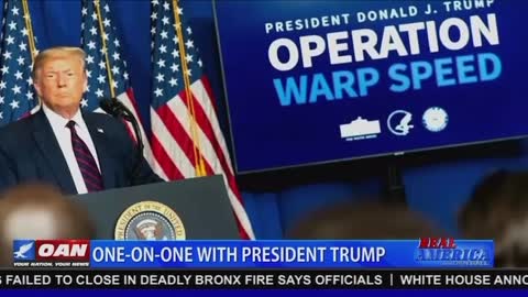 Trump not vaccinated listen