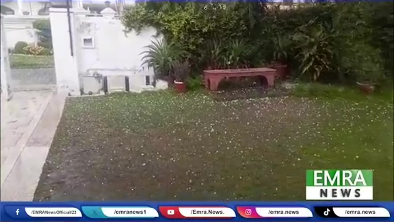 Dangerous rain in lahore