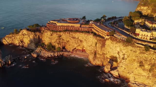 UNAHOTELS Taormina Sicily Italy - View From Drone