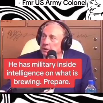 He Claims To Have Inside Military Info? What Do You Think? Umm