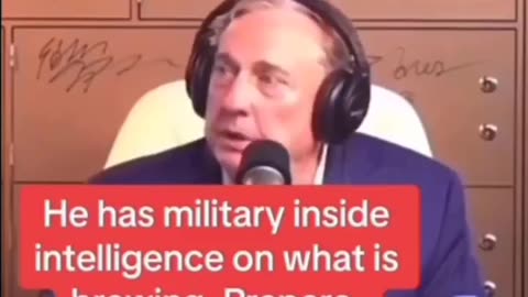 He Claims To Have Inside Military Info? What Do You Think? Umm