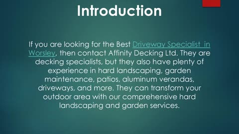 Best Driveway Specialist in Worsley