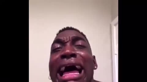 black guy crying funny