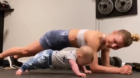 Strong Baby Like Mom