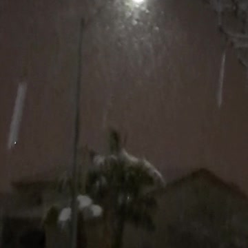 Snowing in Las Vegas Nevada