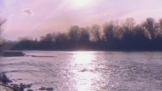 Canada’s Bow River Beautiful Landscape