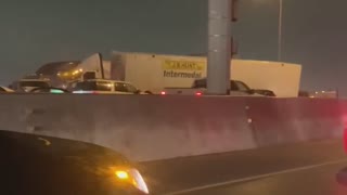 Fort Worth Pileup Video