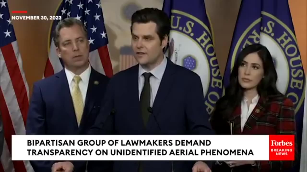 Matt Gaetz Demands Answers About UFOs In Powerful Clip