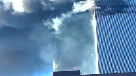 WTC 2 (South Tower) Corner Explosion and Flash (9/11)