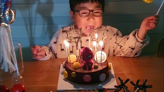 The birthday of a boy who loves Spider-Man