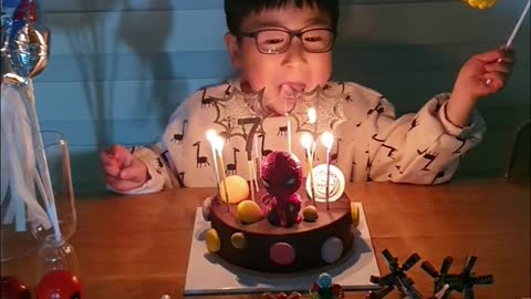 The birthday of a boy who loves Spider-Man