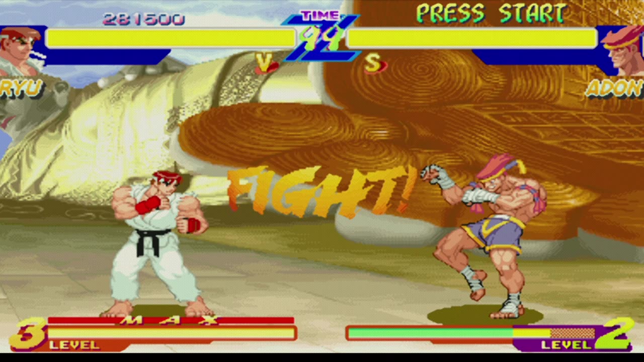 Ryu vs Adon