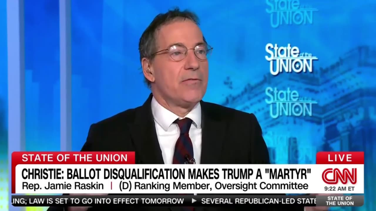 Jamie Raskin: "I don't think that we can run scared from Donald Trump."