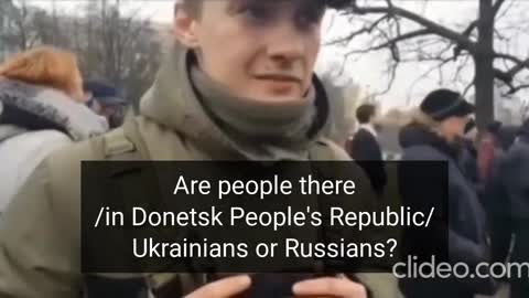 Un giovane soldato ucraino inneggia alla "soluzione finale" per il popolo del Donbass.