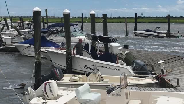 Marina Gives Way During Storm Swell