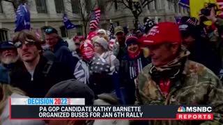 Photos show Pennsylvania Senate candidate Kathy Barnette marching at Capitol Hill on Jan. 6