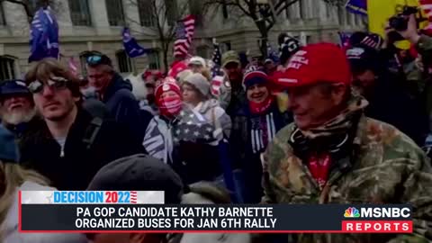 Photos show Pennsylvania Senate candidate Kathy Barnette marching at Capitol Hill on Jan. 6