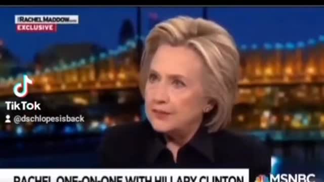 Hillary Clinton video from May 2019.