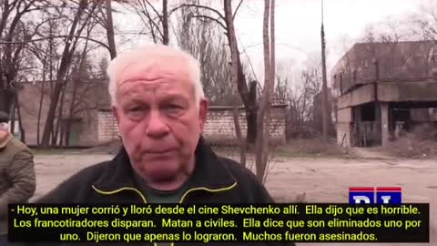 Mariupol residents talk on how Azov murdered civilians.