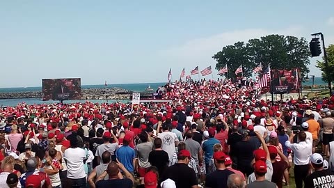 TRUMP RALLY RACINE 6/18/24 VIDEO 18 #Trump24