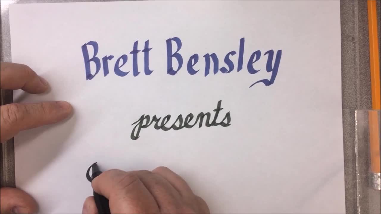 Calligraphy with Brett Episode 16