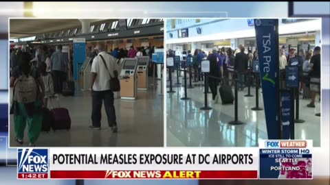 Potential measles exposure at DC airports