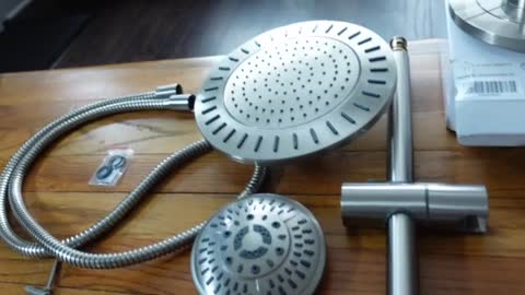 "Brite Shower" Column Set BSB2510-02 Shower Head Sprayer. Watch out for the Restrictors! Options