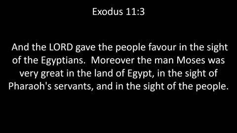 KJV Bible Exodus Chapter 11