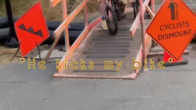 Cyclist Instant Karma