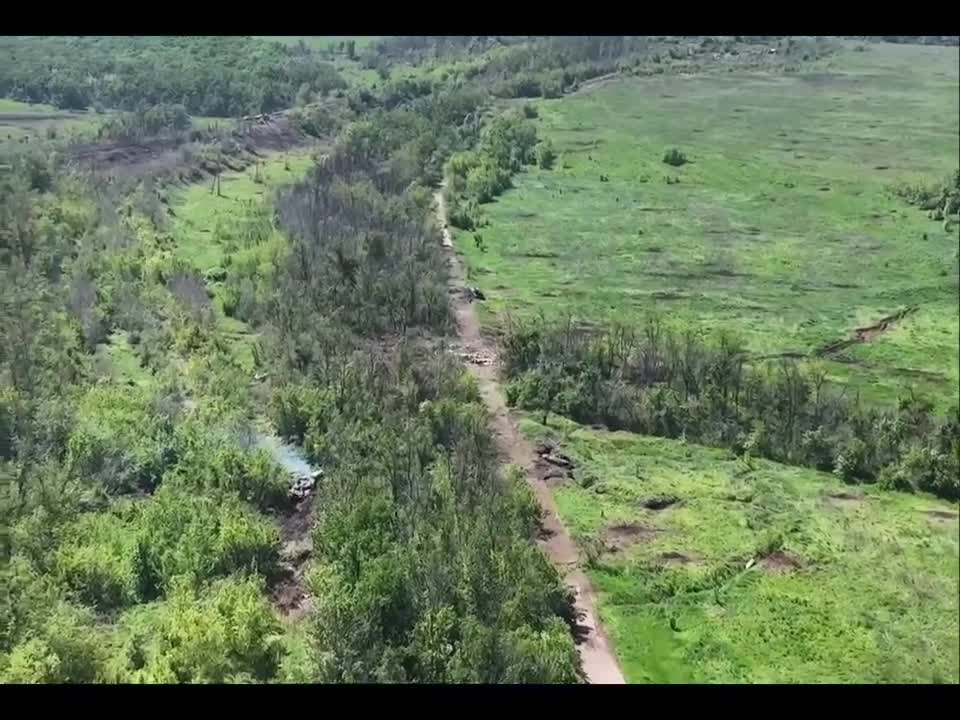 Russian BMP Getting Destroyed by a Mine