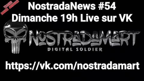 Teaser NostradaNews #54 Live sur VK dimanche 19h