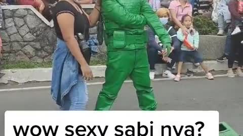 Green soldier in baguio city philippiest