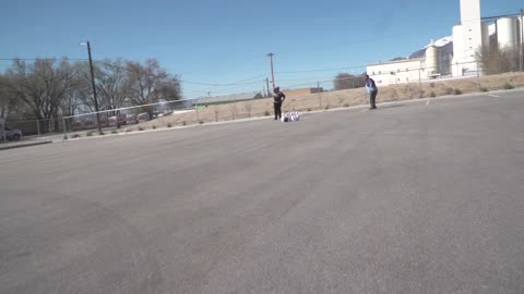 Bowling Trick Shot Nails Pins across the Lot