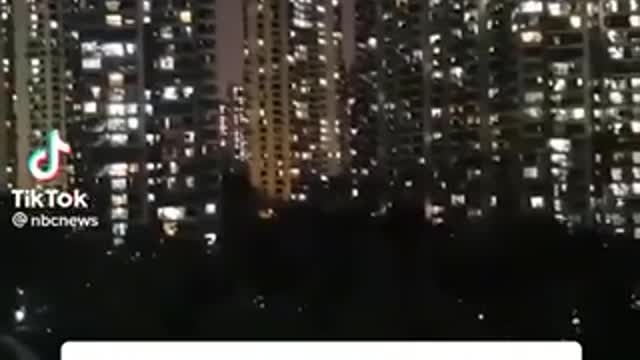 Shanghai Residents Screaming During Covid Lockdown